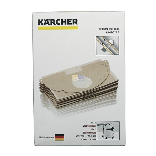 Filterbeutel Kärcher 6.904-322.0, 5 Beutel Kärcher