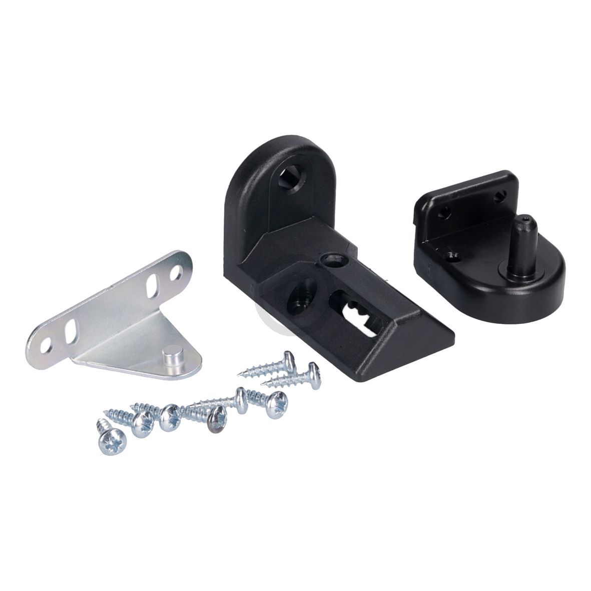 Befestigungssatz Hailo 1138699 schwarz für EinbauAbfallsammler rund Hailo