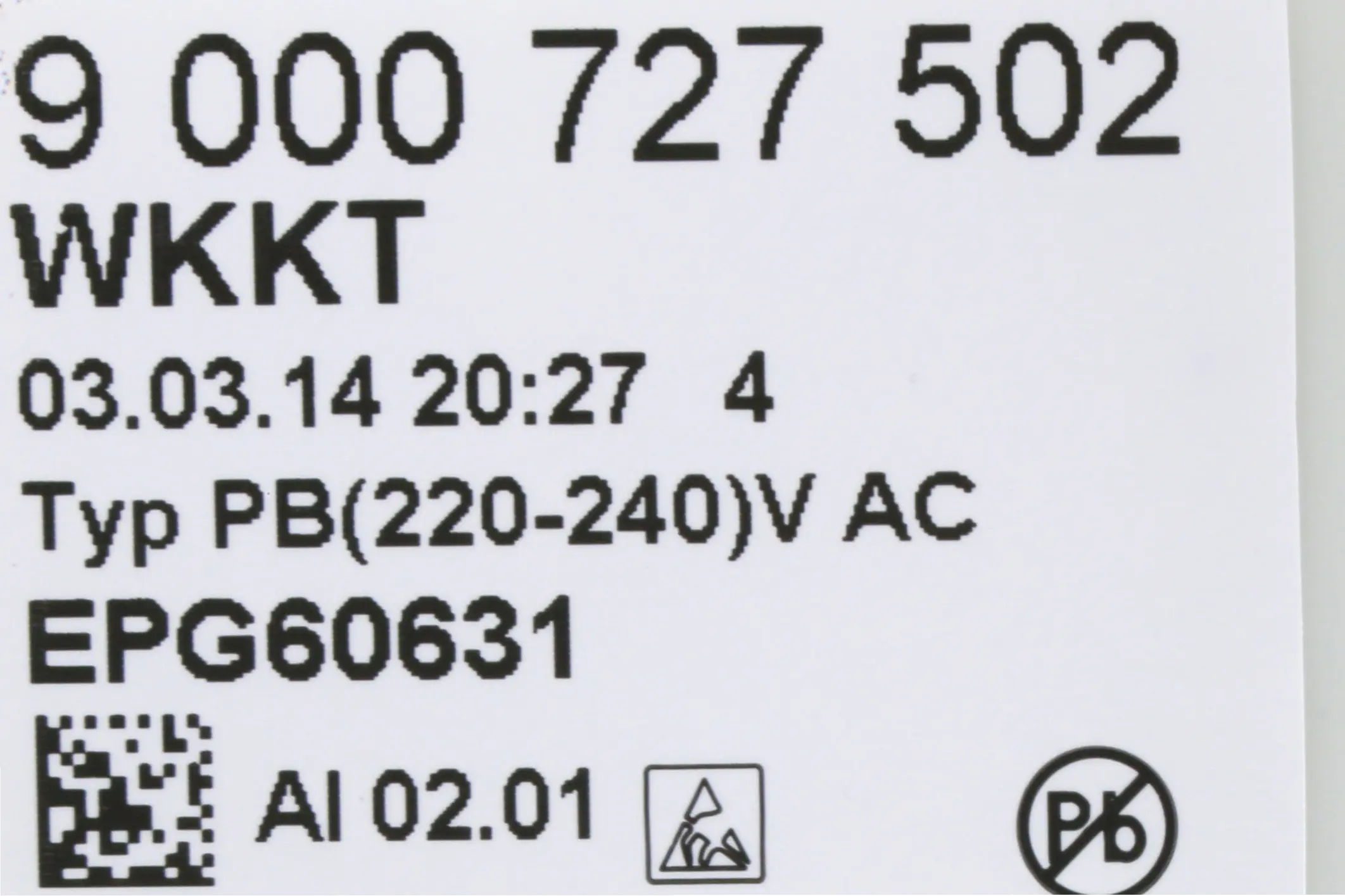 Leistungsmodul programmiert 00658848