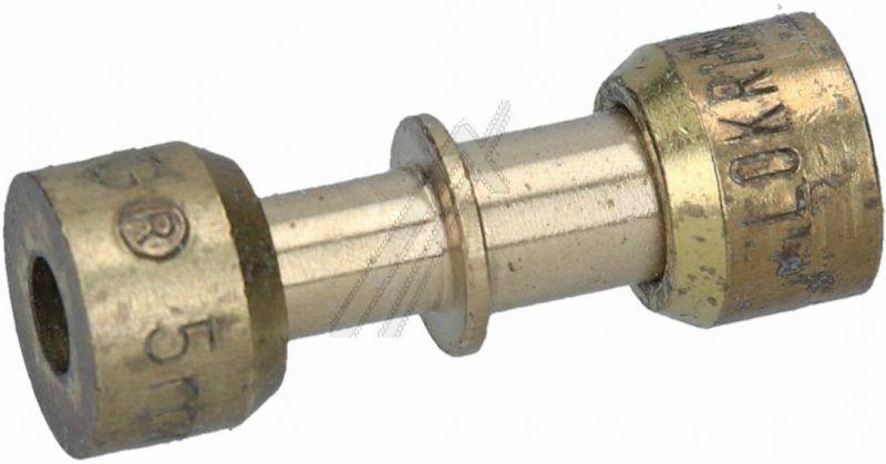 Messing-Reduzierkupplung für Kühlschrank Lokring L13000630 gerade, 6/5