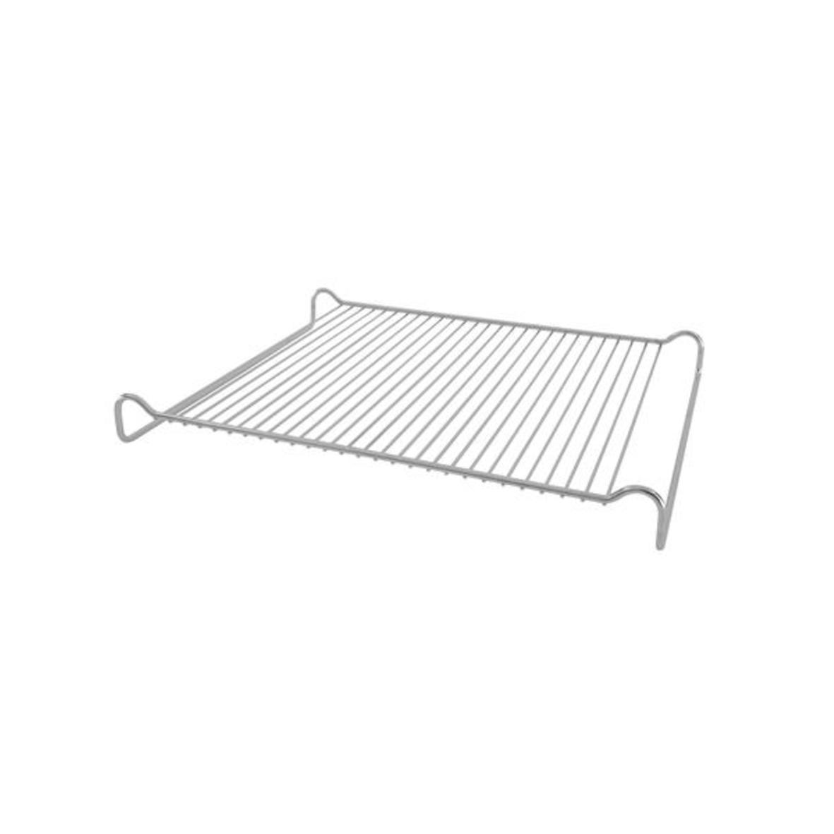 Profi-Pfanne Grau emaillierte Profi-Pfanne mit Rost 00574906