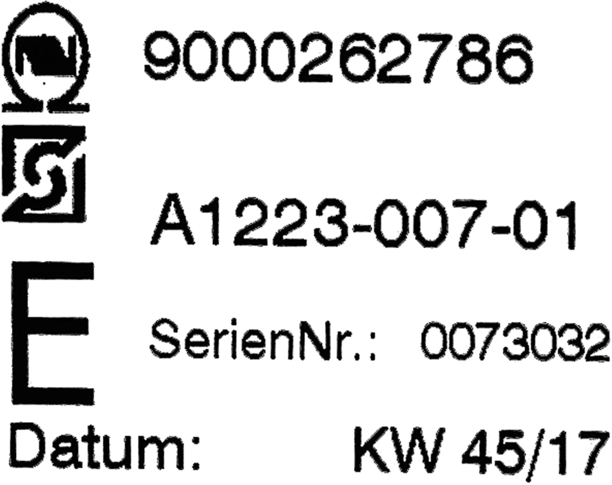 Bedienmodul 00499213