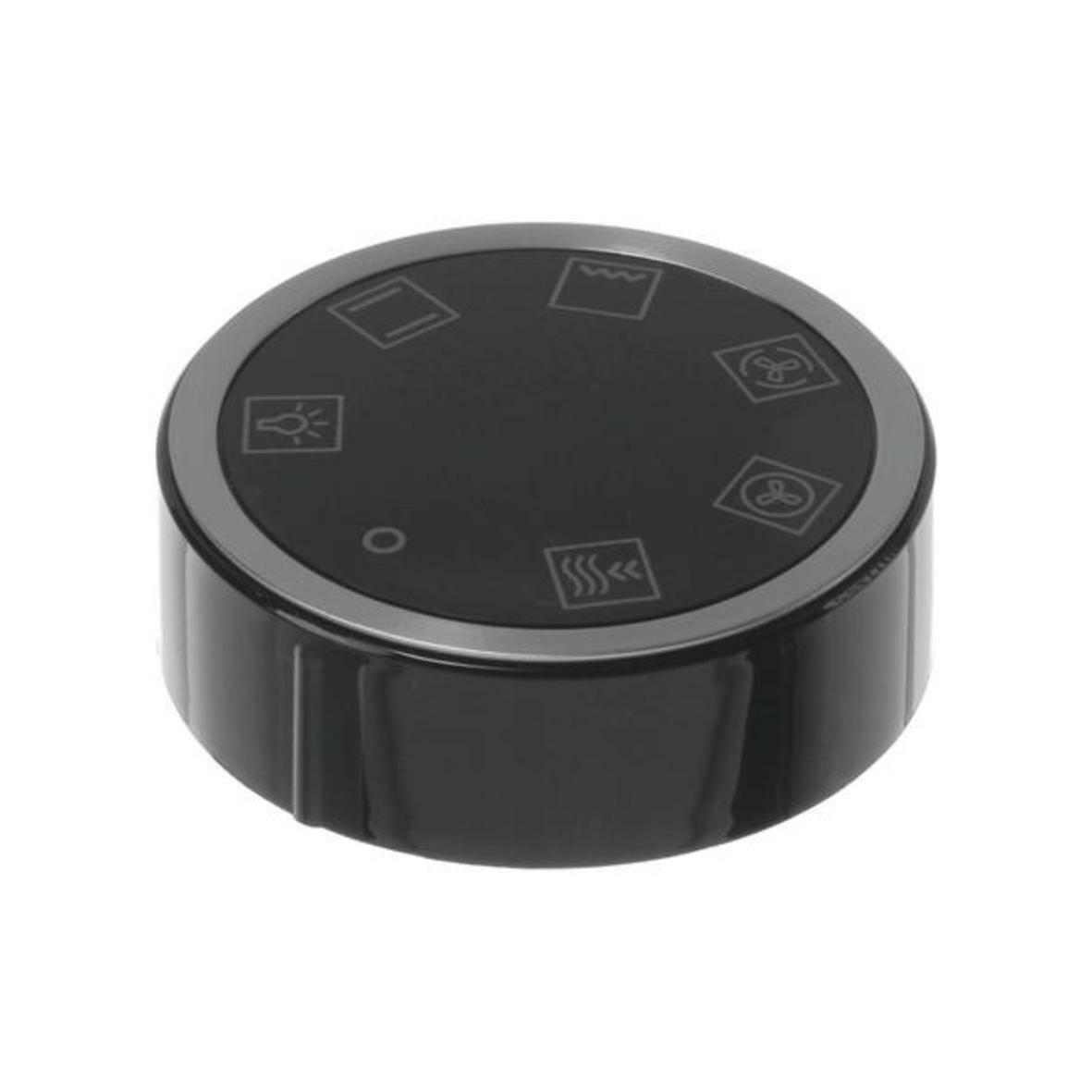 Drehgriff-Vorwahl rund, feststehend, schwarz, unbeleuchtet 10005031