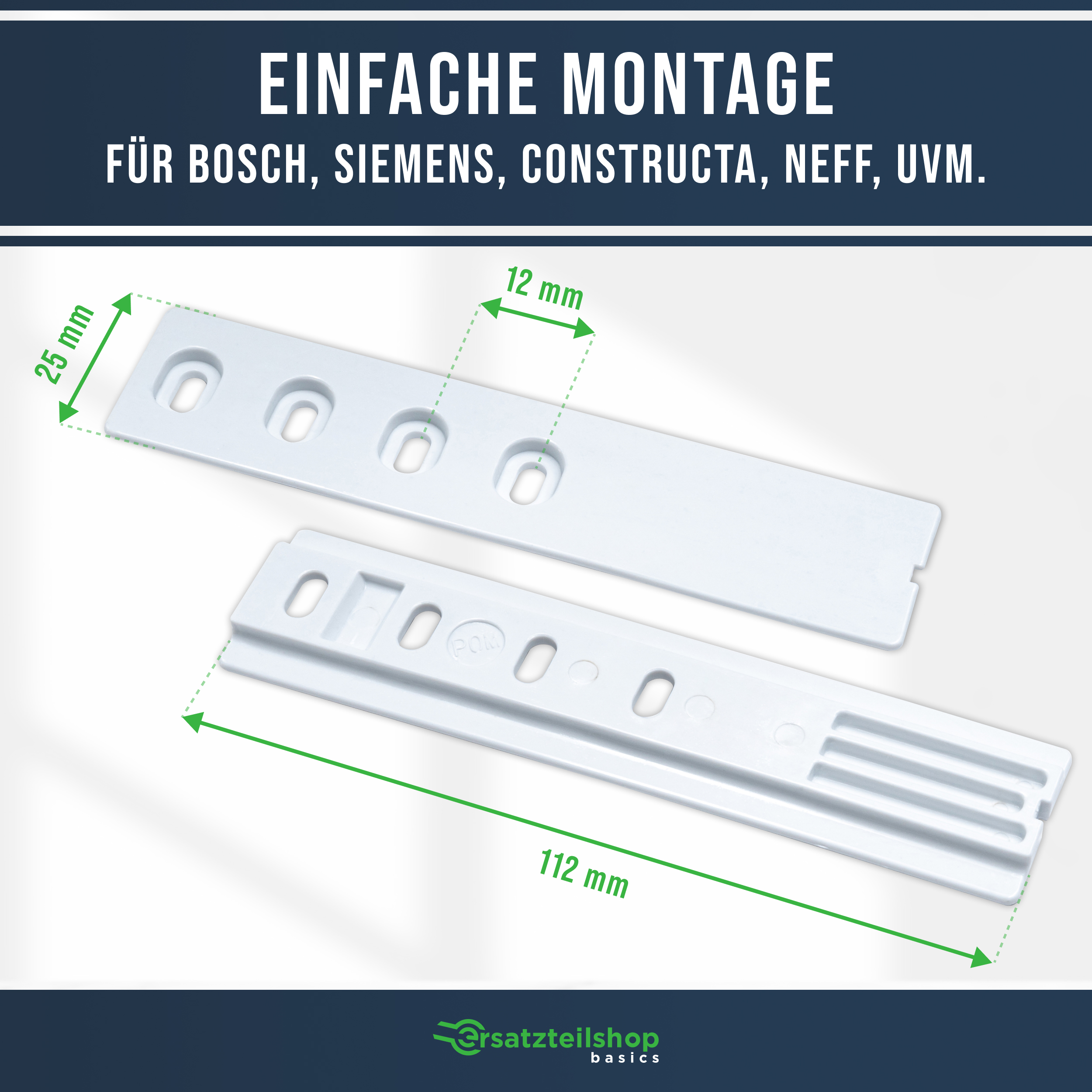 Türmontageset wie LIEBHERR 9086322 für Schlepptür Kühlschrank Gefrierschrank