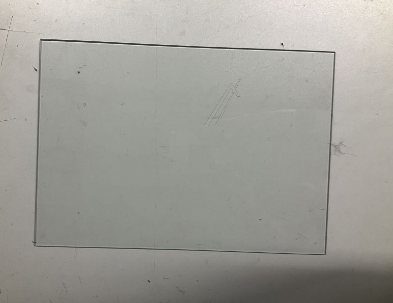 Backofentürglasscheibe Mitte für Atlan Ofen 302070300004 hitzebeständig