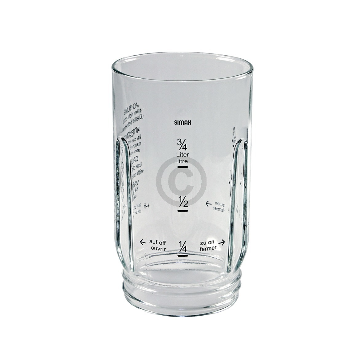 Behälter für Mixer, transparent Glas 00081169 081169 Bosch, Siemens, Neff