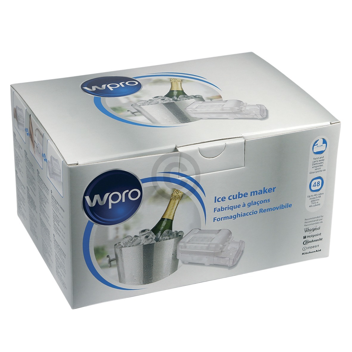 Eiswürfelbereiter ICEMATE Wpro 484000001113 ICM101 Universal für Kühlschrank Gefrierschrank