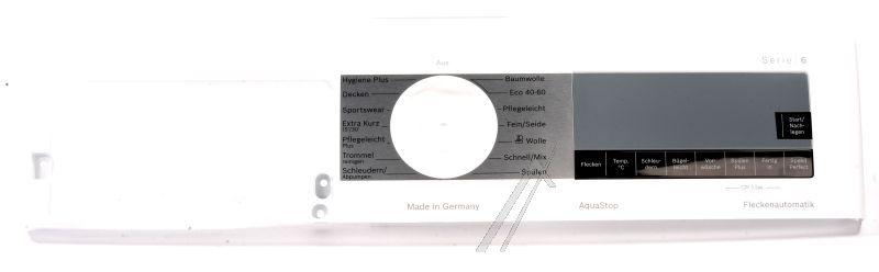 Waschmaschinen-Bedienblende Bosch Siemens Weiß 11059832 Bedienelement