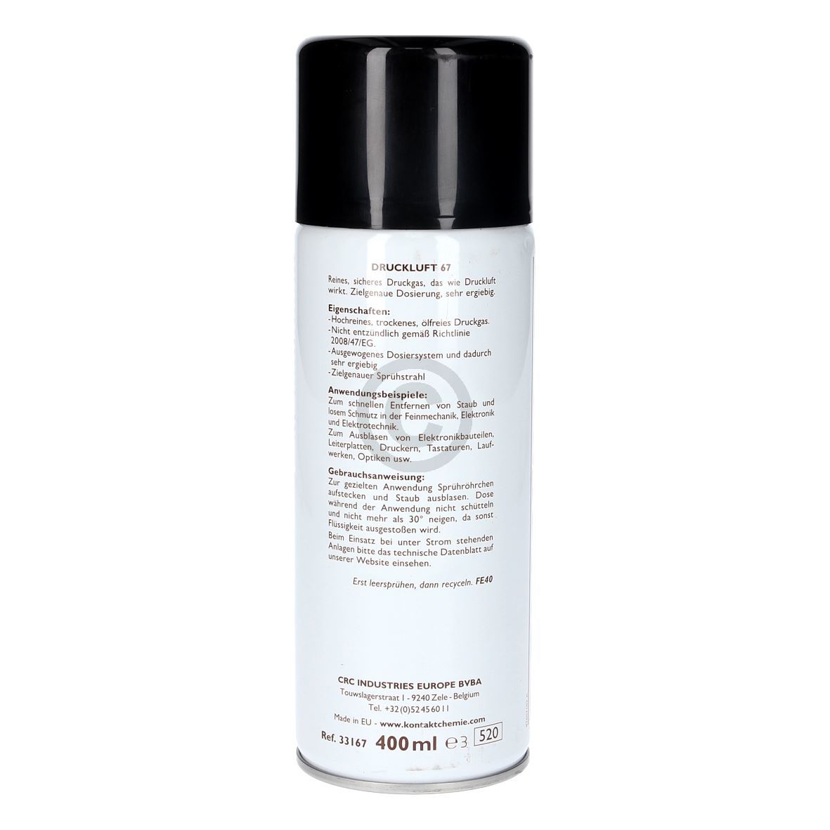 Spray CRC Kontakt-Chemie 33167 Druckluft67 400ml
