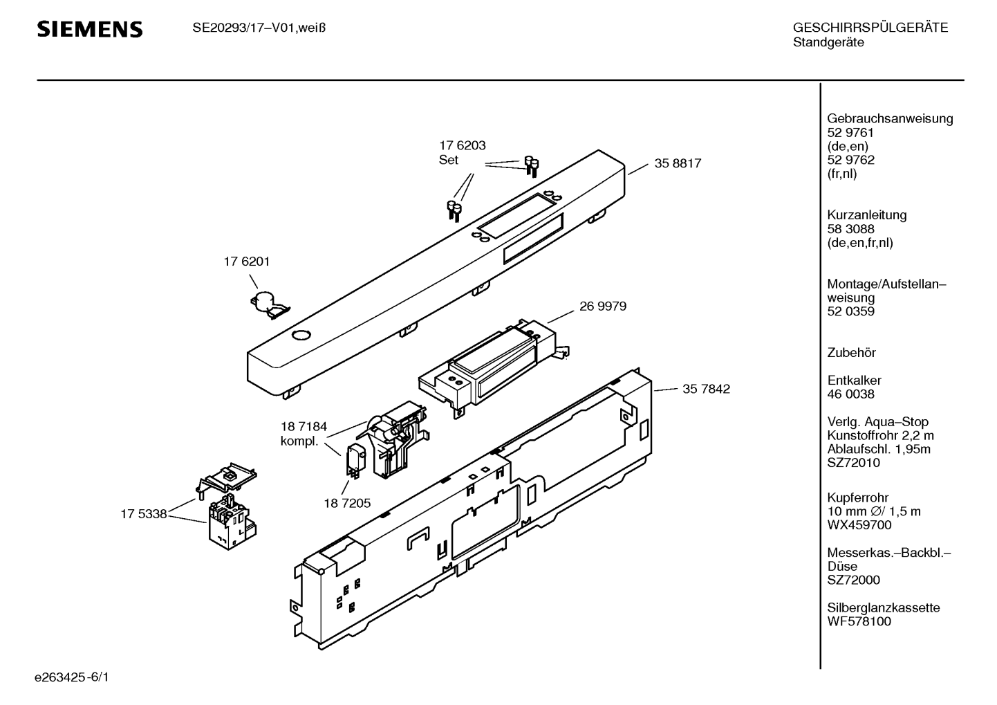 Ersatzteile_HiSense_SE20293_2F17_Bild_1