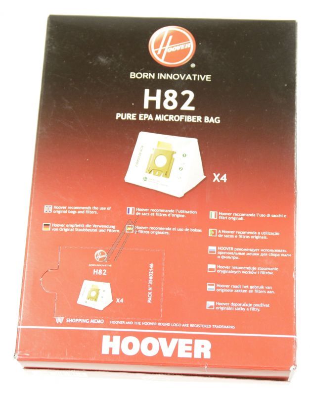 Hoover Staubsaugerbeutel Micro Bag Powercap 5l