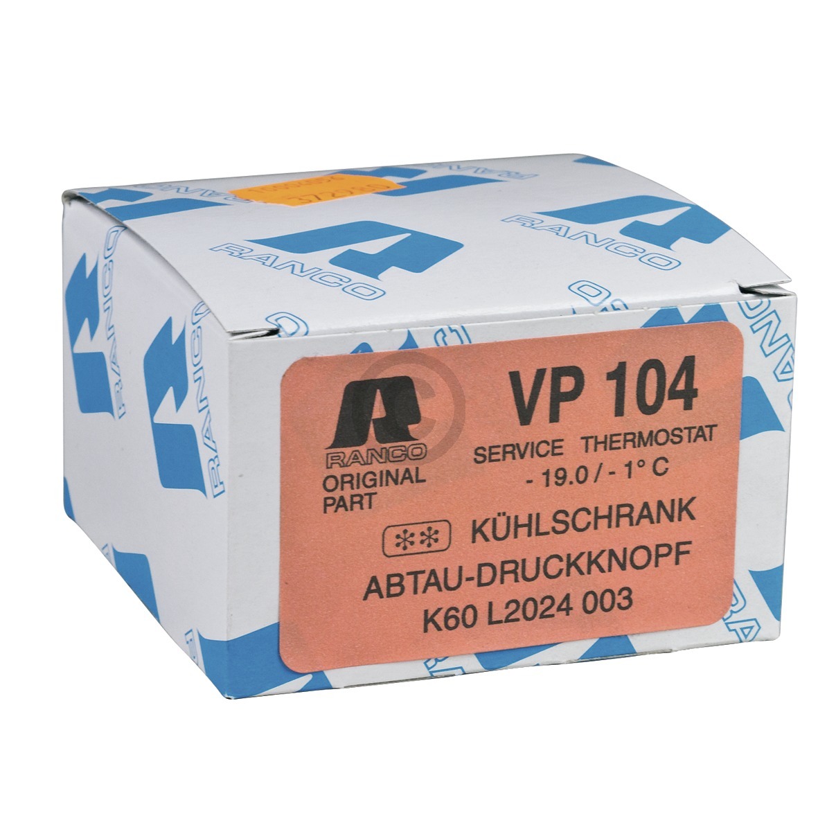 Thermostat Ranco VP104 K60-L2024 Universal für Kühlschrank 2Sterne mit Abtaudruckknopf