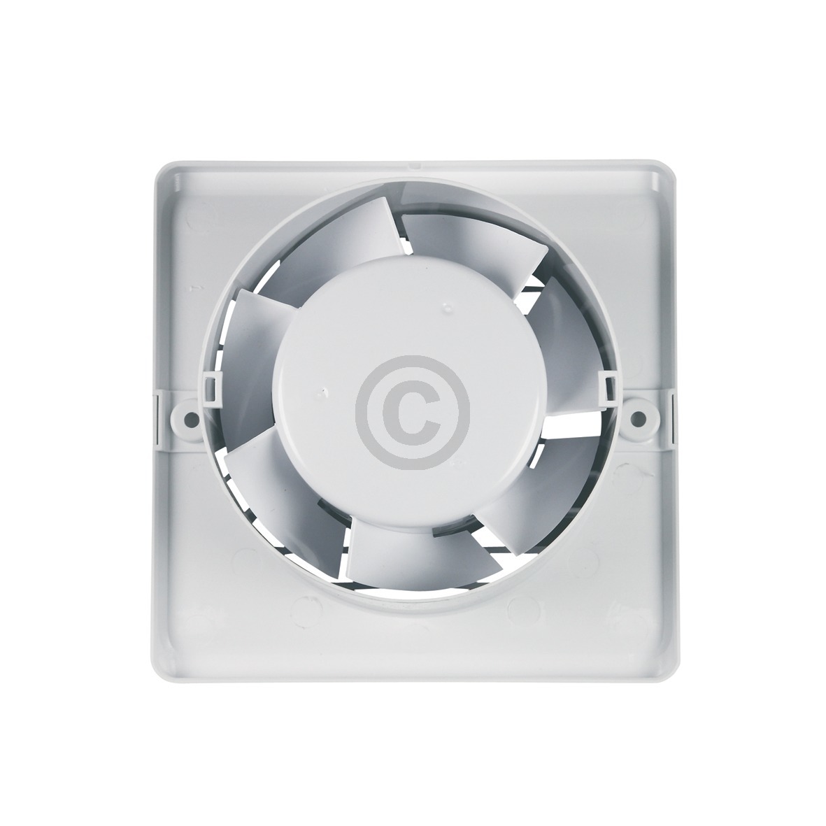 Wohnraumventilator 100erR weiß mit Timer für Wand Bad Toilette