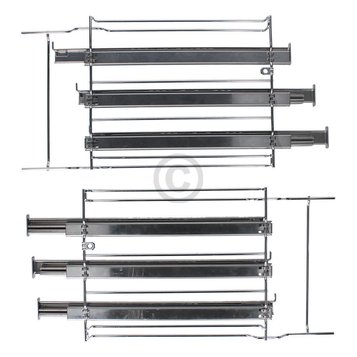 Haltegitterset mit Teleskopauszug 3-fach für Backbleche Rost gorenje AC057 471093 in Superior Backofen