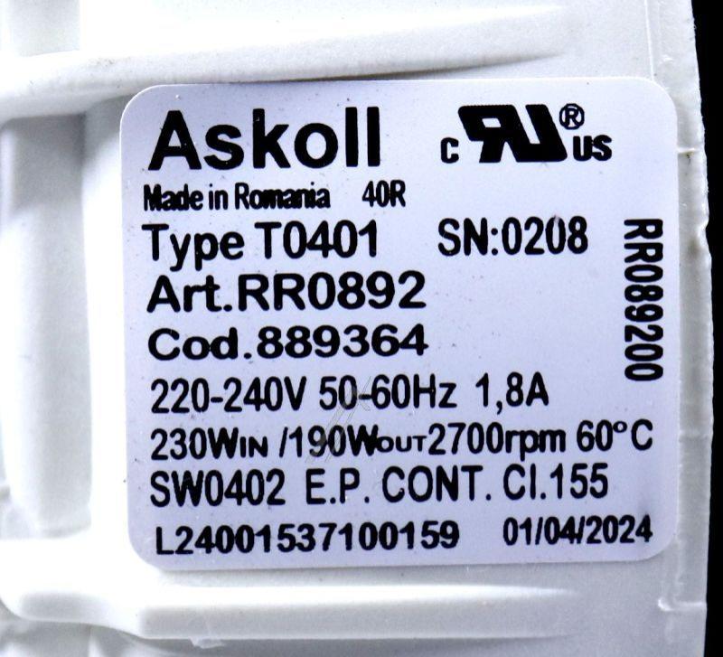889364 EM/BLDC-Motor für Hisense/Gorenje Trockner 889364 Kohlebürsten, Askoll T0401