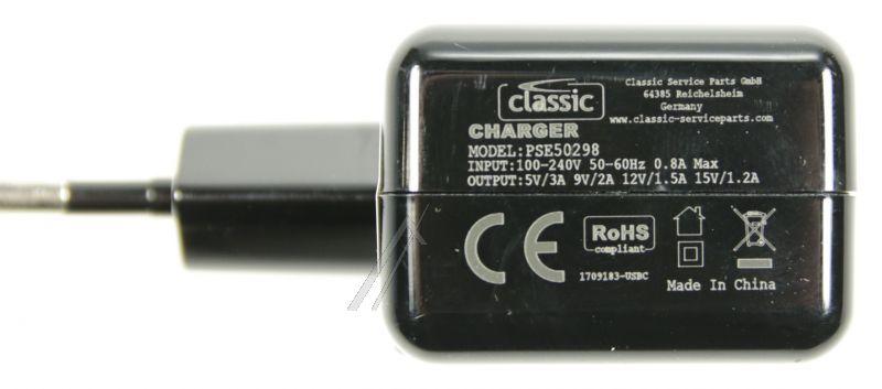 Classic USB-C Netzteil für Geschirrspüler PSE50298EU Power Delivery, schwarz