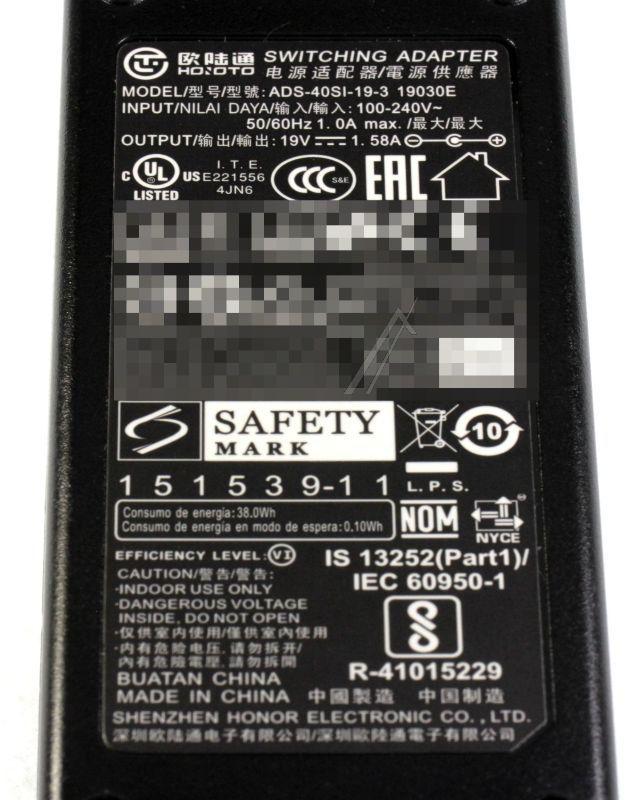 Netzteil für Acer Geschirrspüler 25T0LM5002 19V 1.58A
