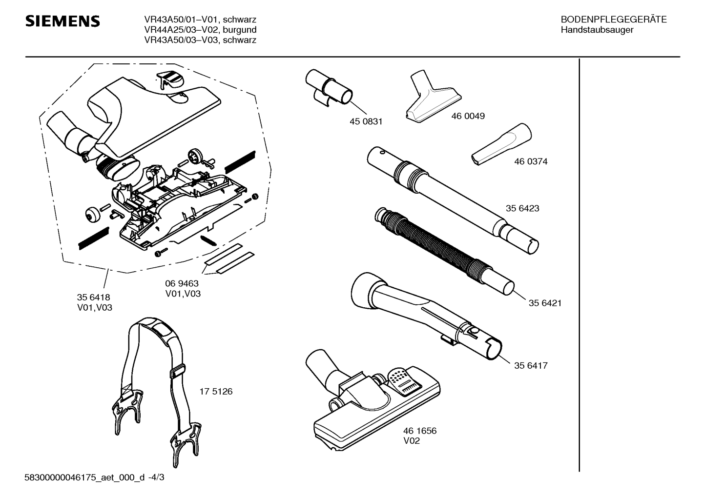 Ersatzteile_Converto_Family_26Pets_1400W_VR44A25_2F03_Bild_3