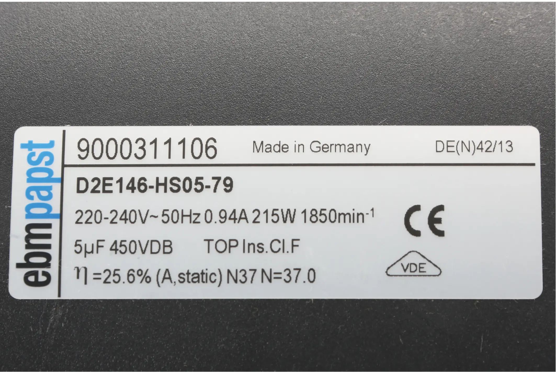 Lüftermotor 00671978