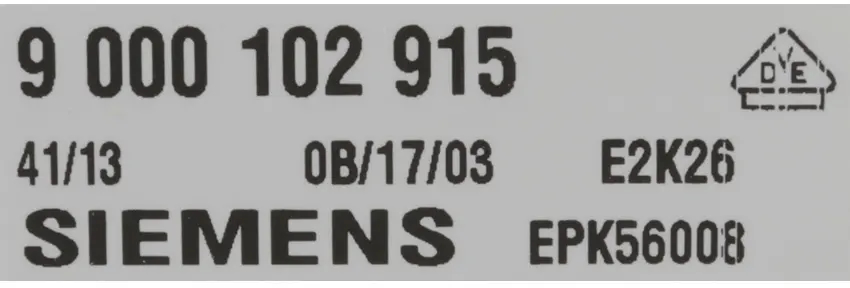 Bedienmodul 00640196