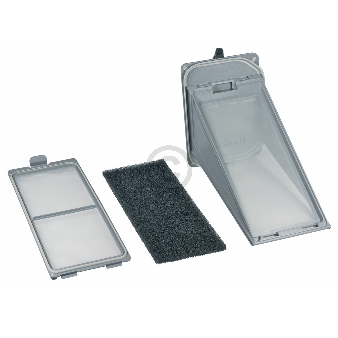 Sockelfilter HXFilter mit Rahmen für Wärmetauscher Whirlpool 481010345281 in Trockner