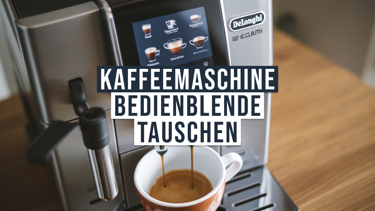 Wie tausche ich die Bedienblende meiner DeLonghi ESAM Kaffeemaschine?