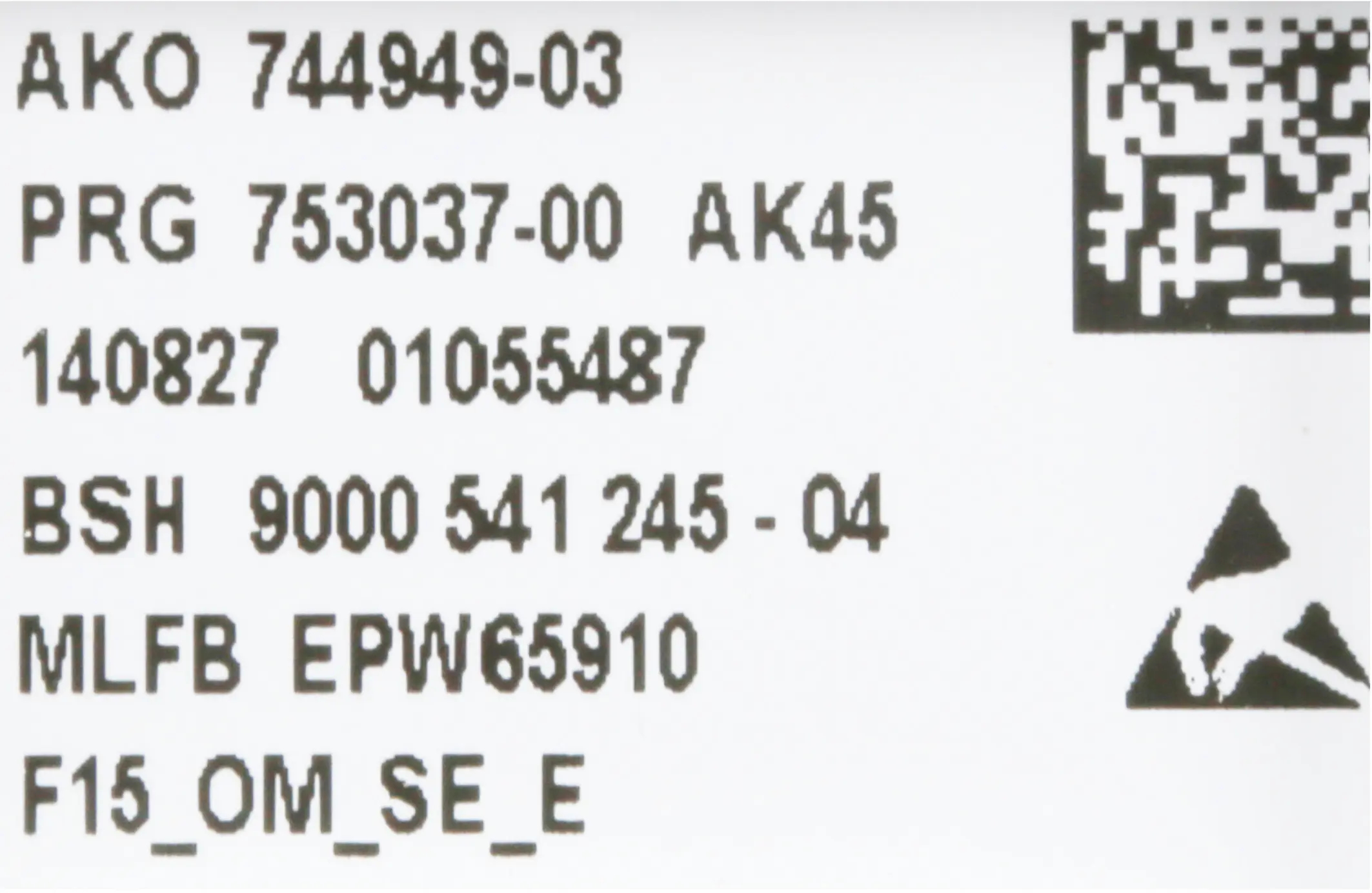 Bedienmodul 11005677