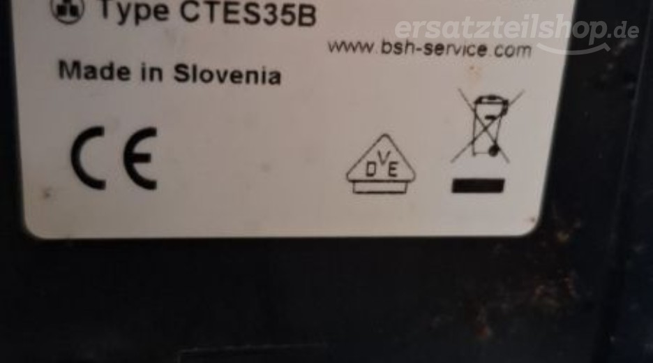 Typenschild Siemens TP511D09/01