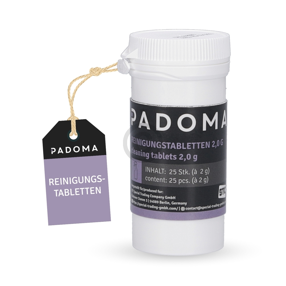 Reinigungstabletten PADOMA 10090151 für Kaffeemaschine 25x2g