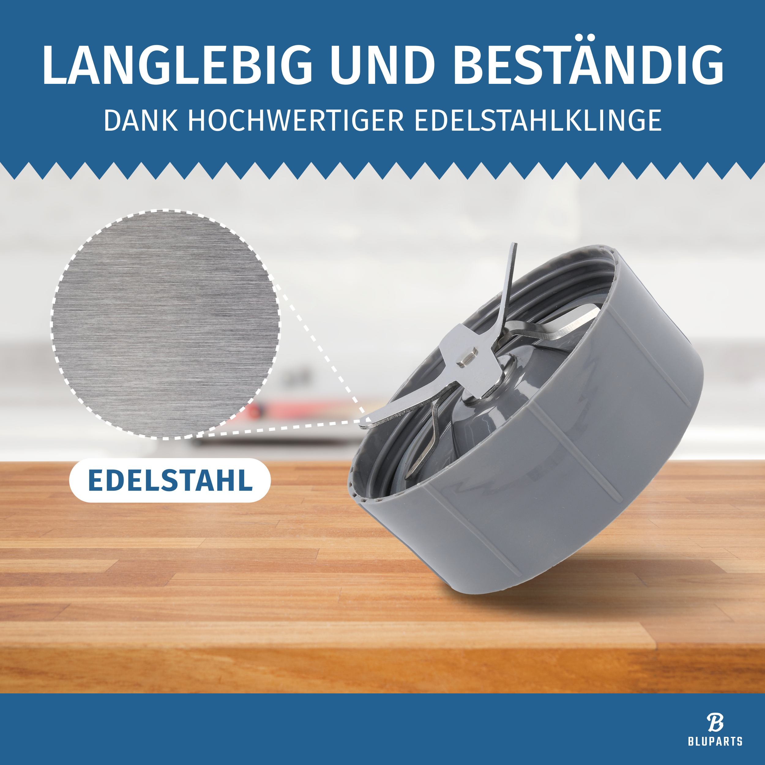 Ersatzmesser Klingenaufsatz für Nutribullet - passend für Nutribullet 600W und 900W wie NB9-0928-K