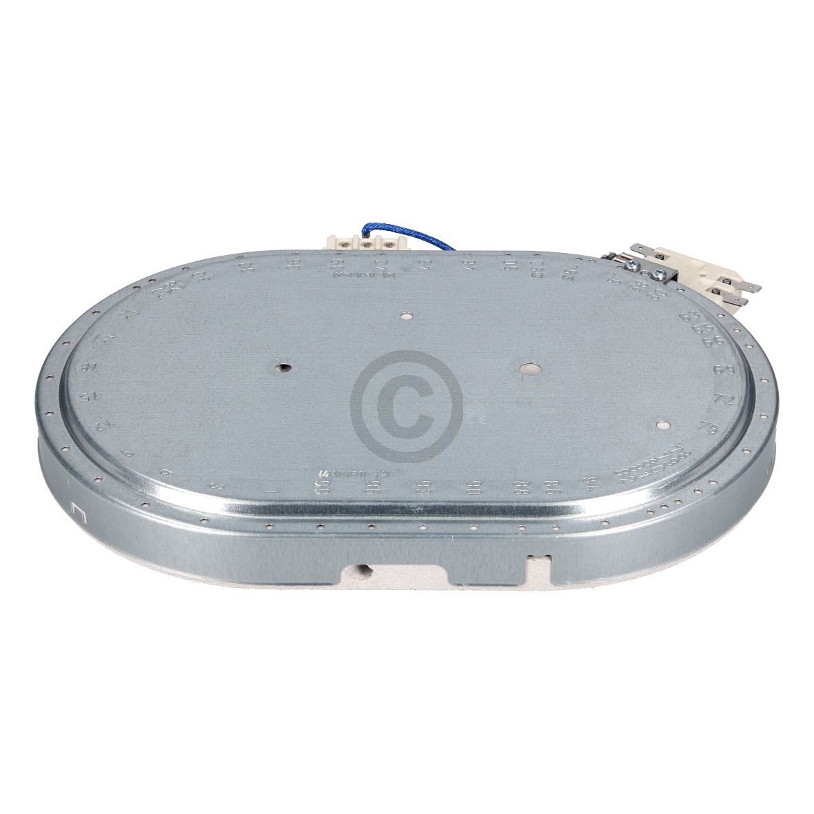 Strahlheizkörper oval 170x265mm 2300/1500W Küppersbusch 544116 für Kochfeld