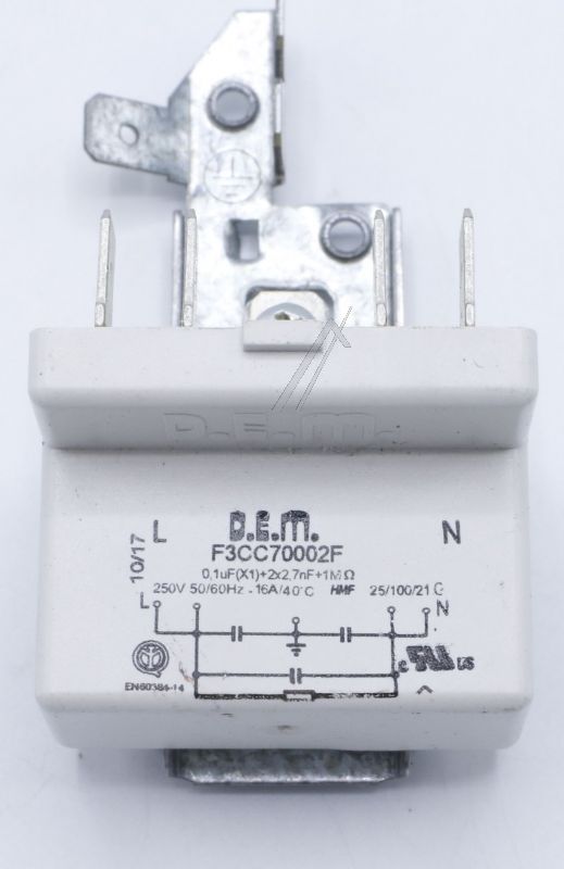 Whirlpool Geschirrspüler Entstörfilter 488000288286 Geräuschreduzierung