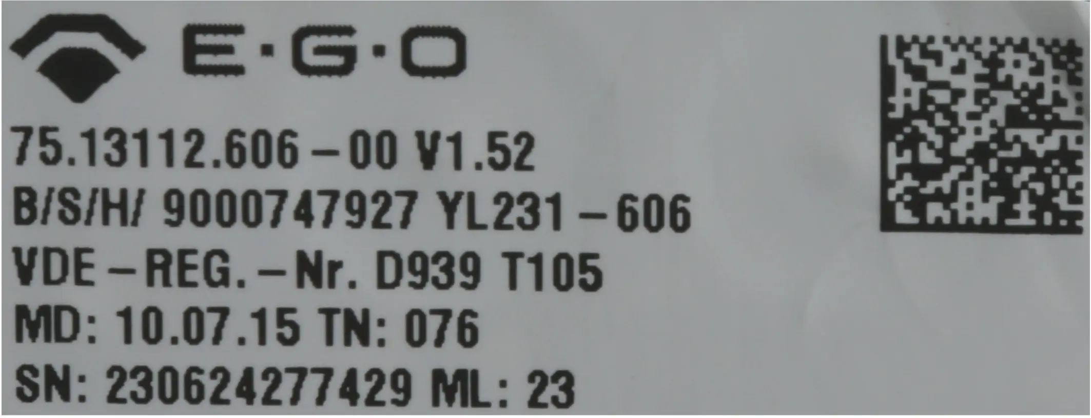 Bedienmodul 00745632