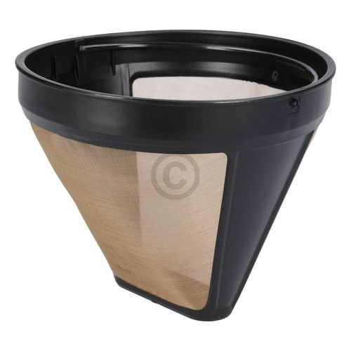 Dauerfilter DeLonghi 5513200149 Goldton Größe 4 für Filterkaffeemaschine