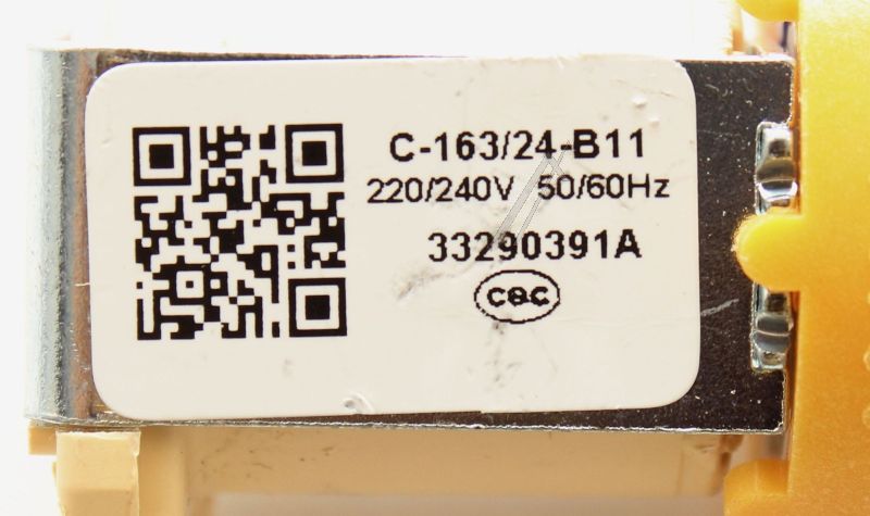 Elektro-Magnetventil für Geschirrspüler Midea 17476000007448 Zulaufventil