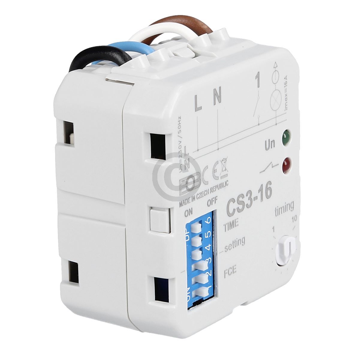 Zeitschalter Unterputz CS3-16 für Licht Ventilator in Bad Treppenhaus