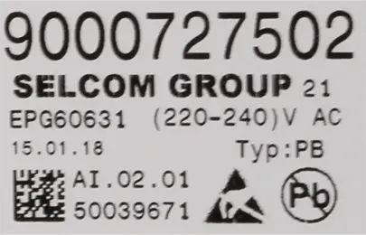 Steuerungsmodul programmiert 00753977