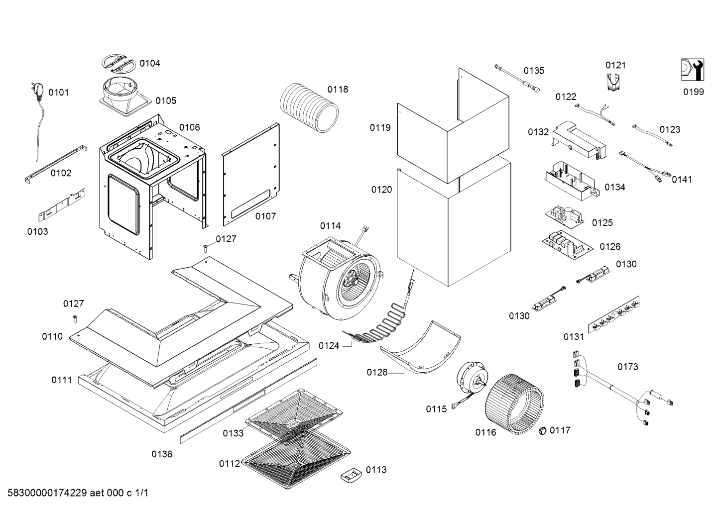 Ersatzteile_LC45SA921W_2F01_Bild_1