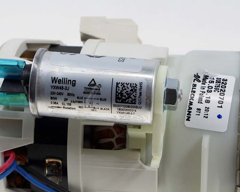 Waschpumpe für Geschirrspüler Vestel 20807870 integriert