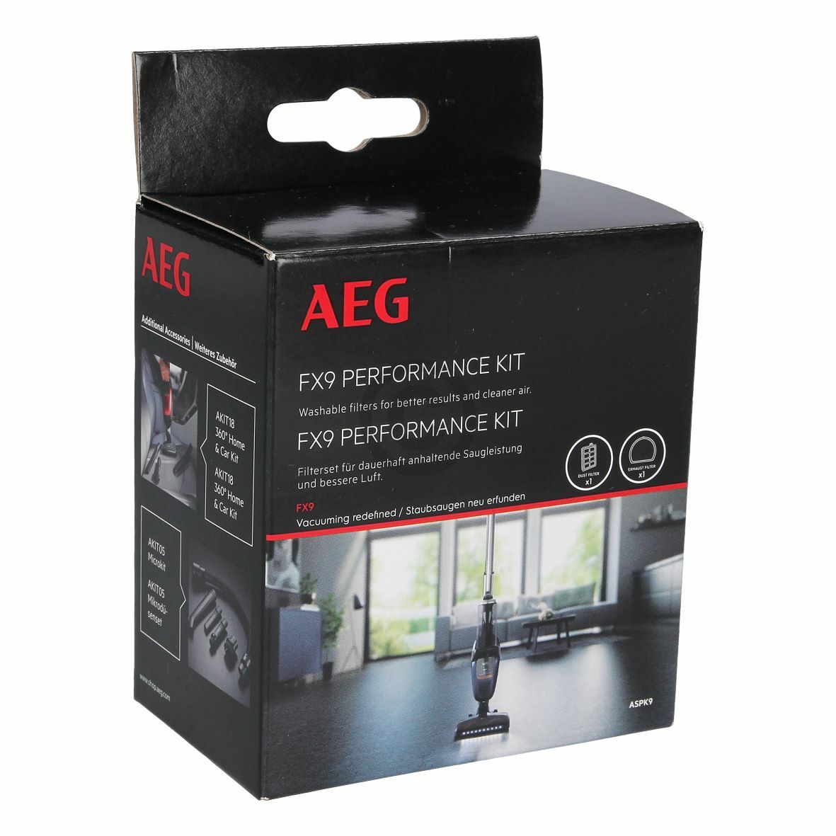 Filterset AEG ASPK9 Electrolux 9001690800 für Staubsauger