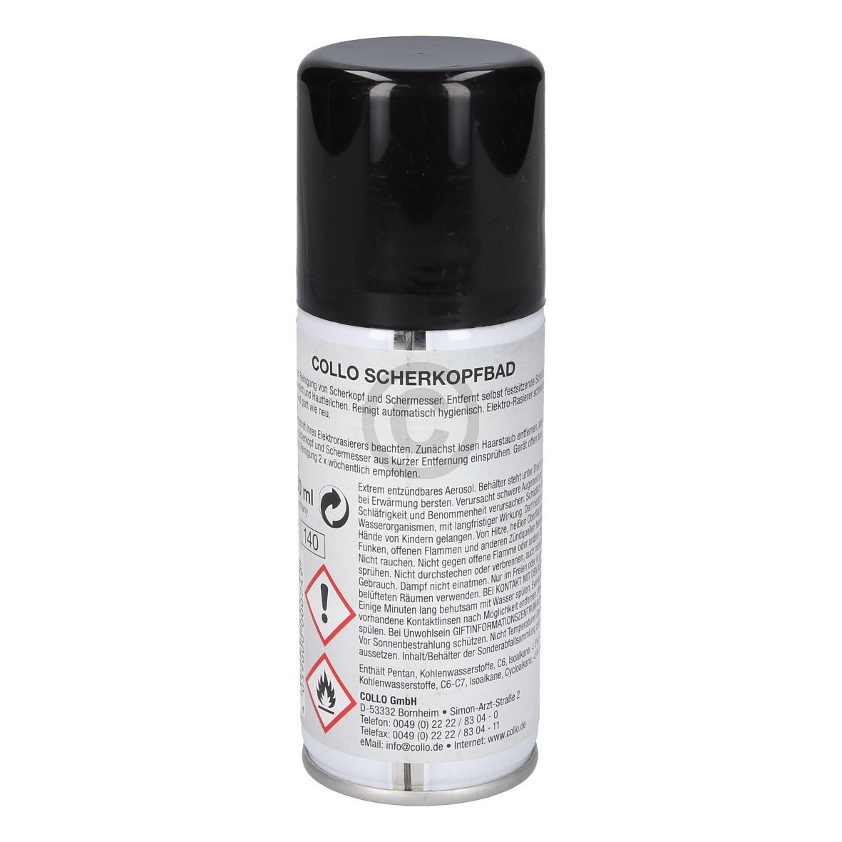 Scherkopfreiniger Collo 074 Sprüh Scherkopfbad für Rasierer 100ml