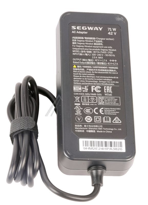 Ladegerät 42V 1,7A Segway-Ninebot 14.02.0020.20 für E-Scooter ES1 ES2 ES4 E25E MAX G30