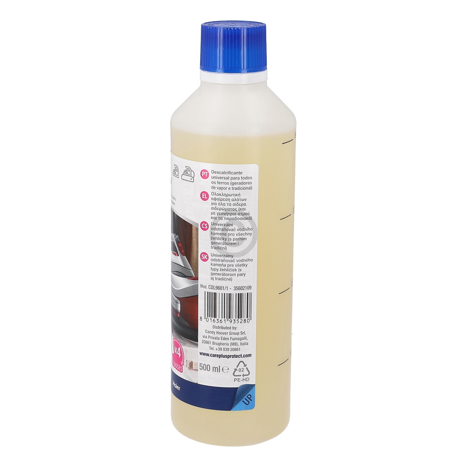 Flüssigentkalker Haier 35602109 CARE+PROTECT CDL9601 für Bügeleisen 500 ml