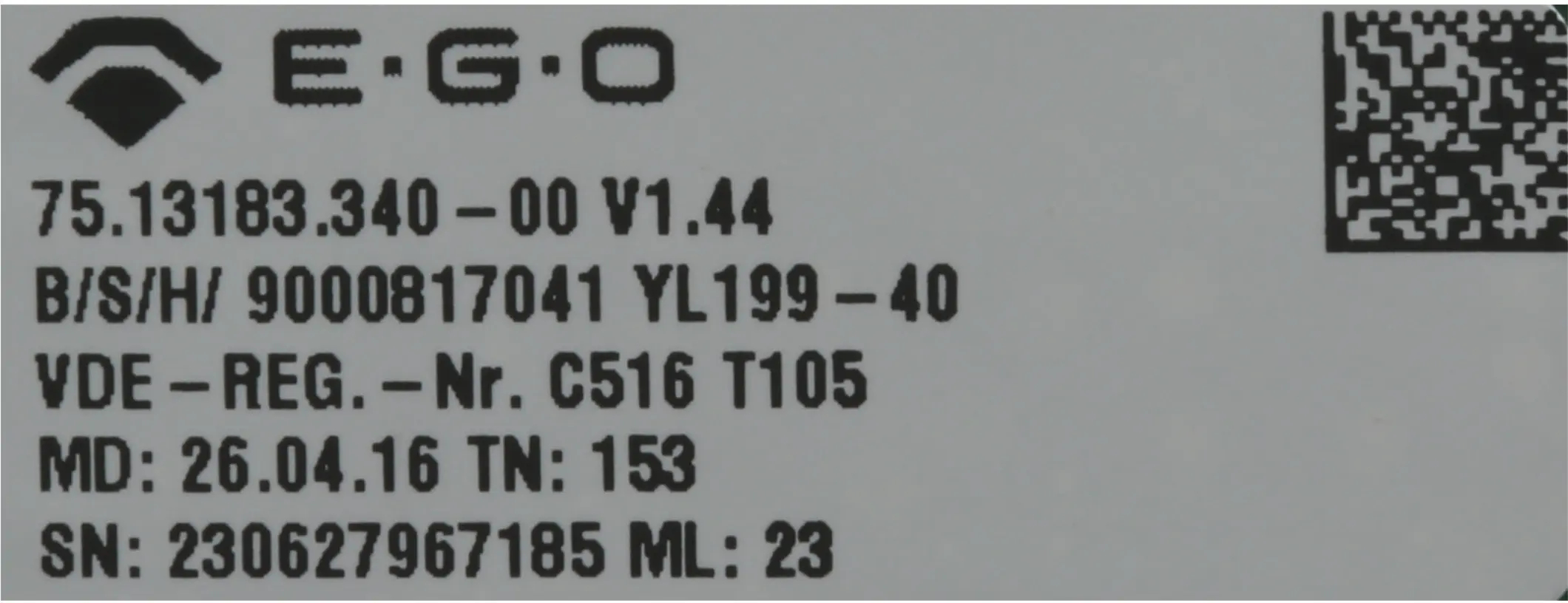 Bedienmodul 00745608