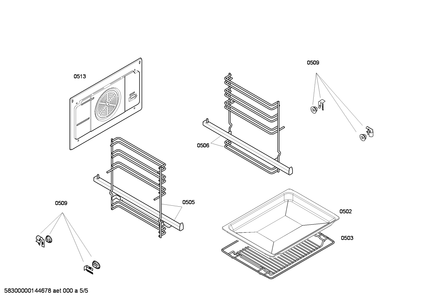 Ersatzteile_horno.siemens.2D.indp.S1.E0_CF.inox_HB23AR510E_2F01_Bild_5