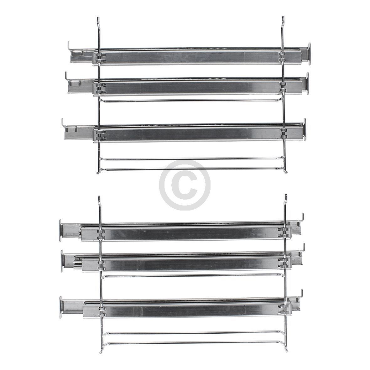 Haltegitterset mit Teleskopauszug 3-fach für Backbleche Rost gorenje AC105 640245 in Backofen