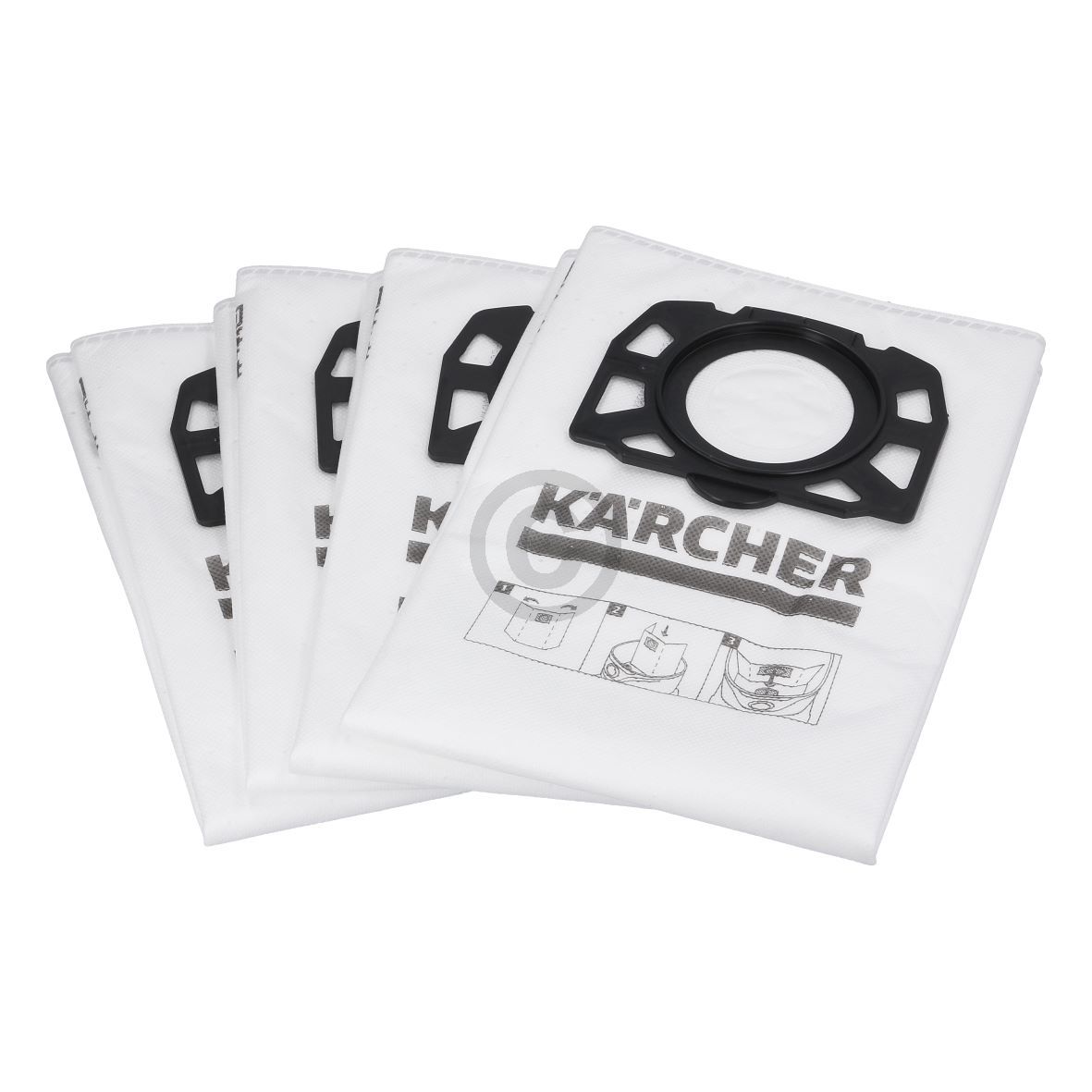 Filterbeutel Kärcher 2.863-006.0 für Staubsauger Mehrzwecksauger 4Stk