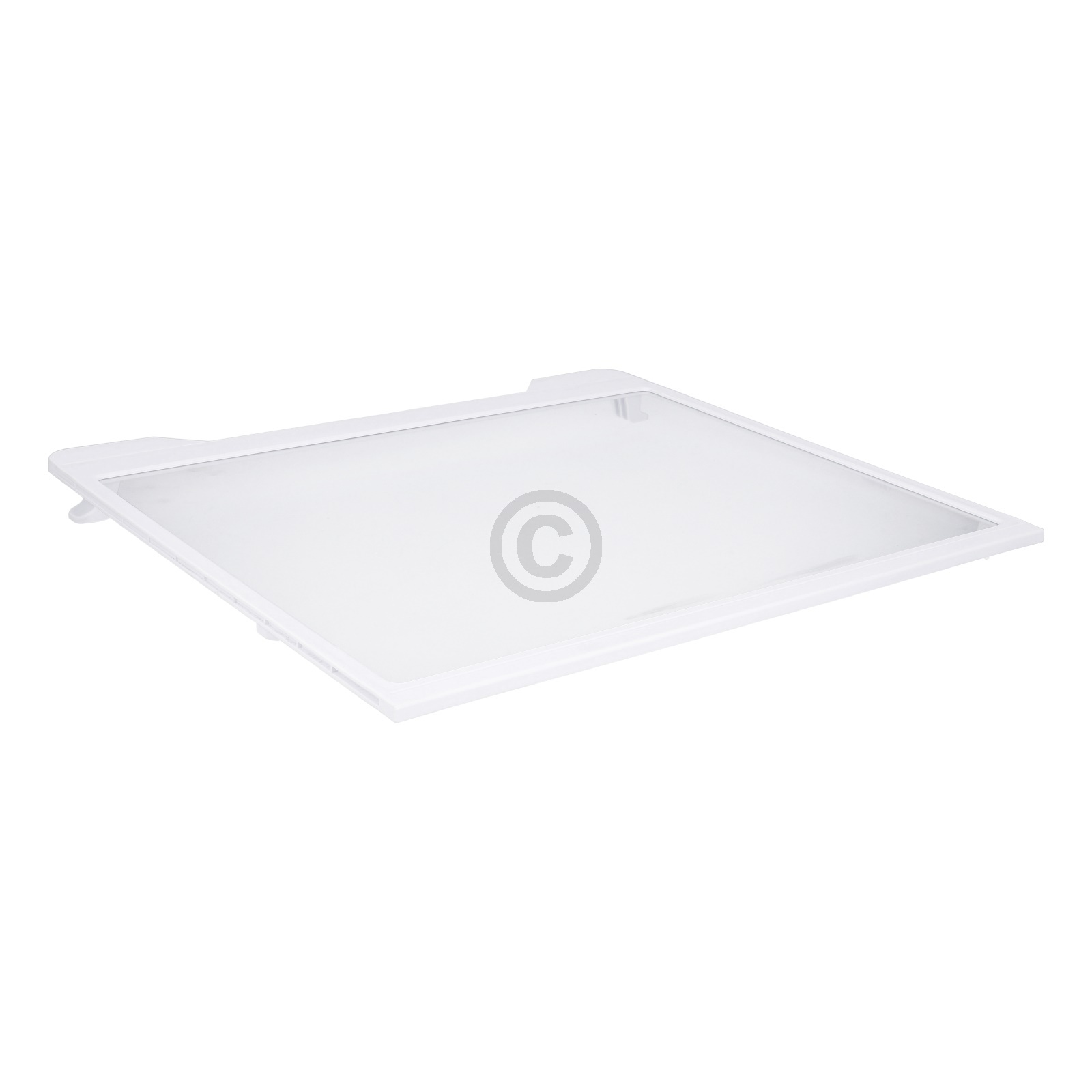 Glasplatte oben für Gefrierteil SAMSUNG DA67-04253A 440x385mm mit Rahmen für KühlGefrierKombination