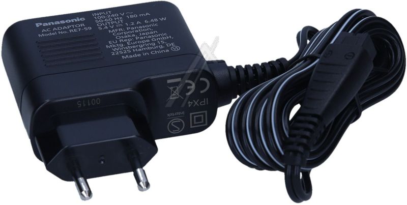Netzadapter für Panasonic Rasierer WESLV95K7674 5,4V 1,2A