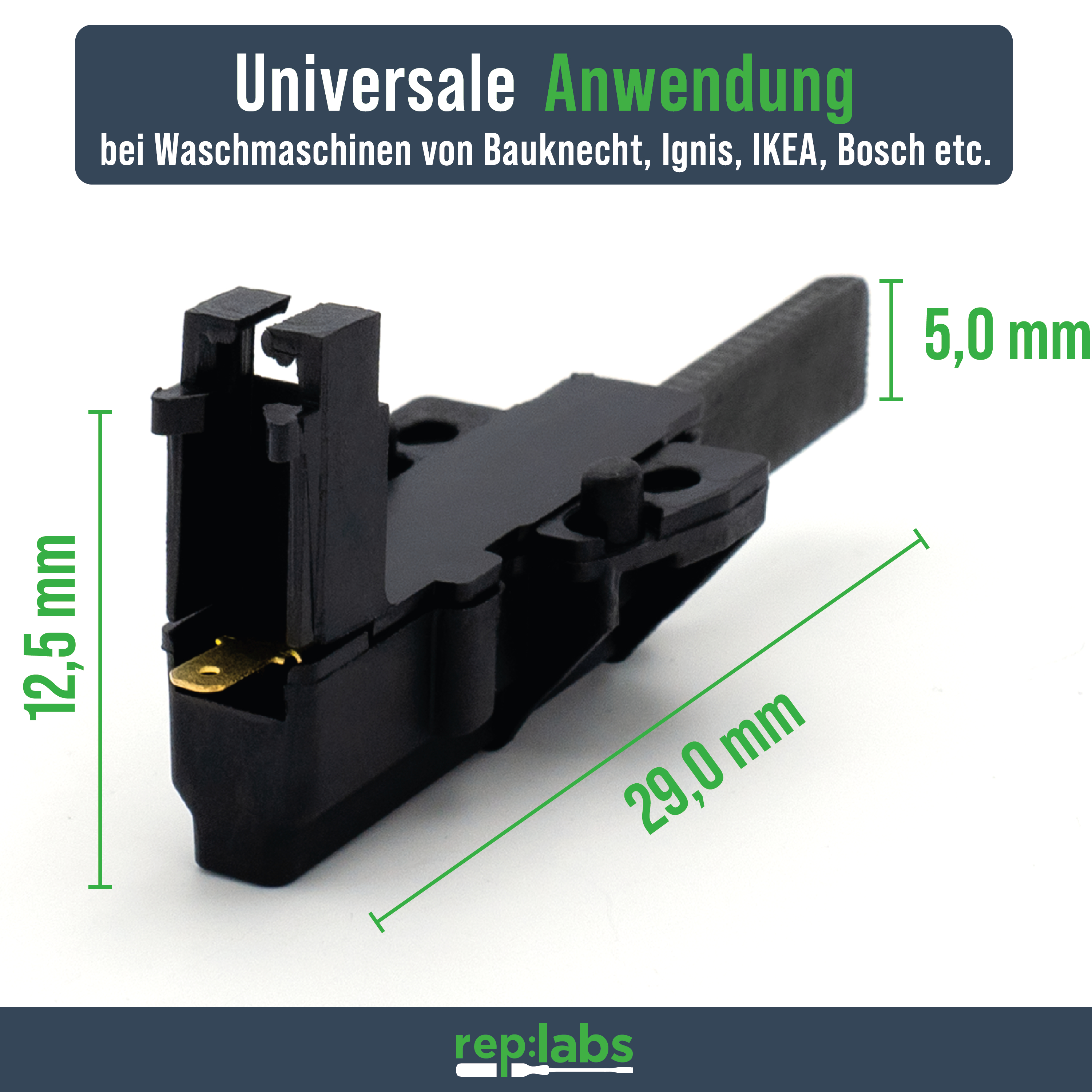 Motorkohlen - AT wie 481236248004 Bauknecht, Whirlpool, Ikea